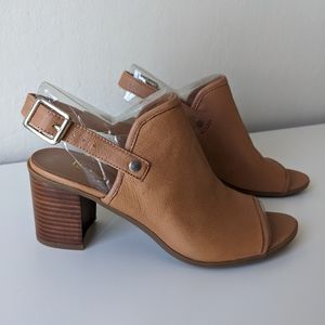 Franco Sarto Women's Slingback Peep Toe Heeled Sandal